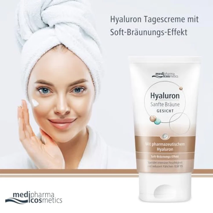 Dr. Theiss Naturwaren HYALURON SANFTE Bräune Gesichtspflege Creme Selbstbräuner 50 ml – Bild 2