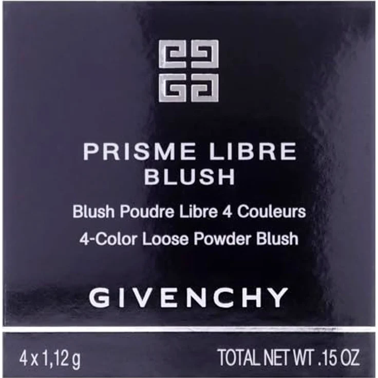 Givenchy Prisme Libre Blush 4 Color Loose Powder Blush - 01 Mousseline Lilas 4x1,12 g - Rouge von Givenchy – Bild 5
