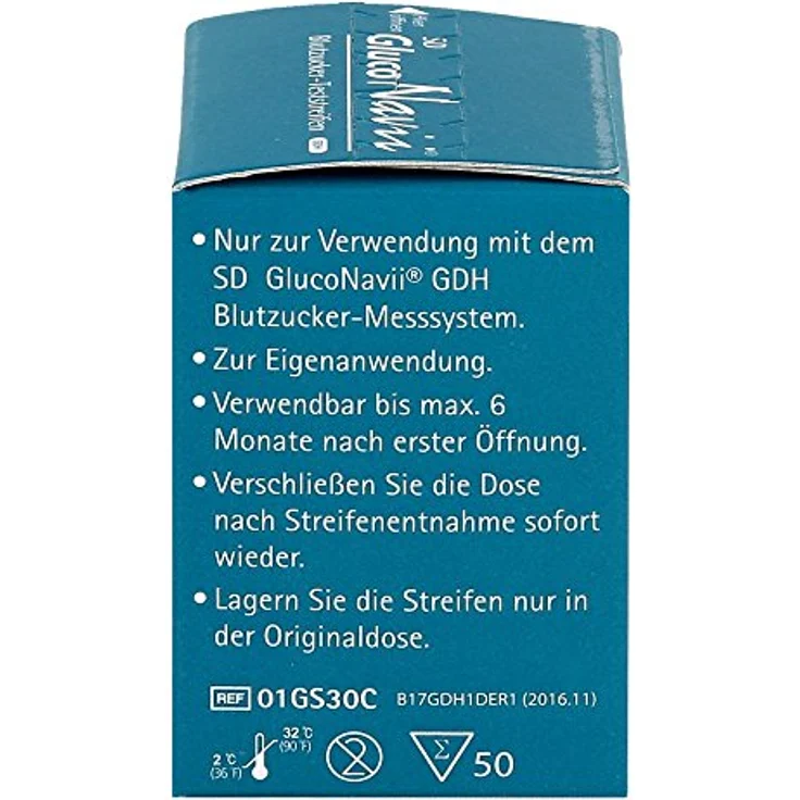 GlucoNavii Blutzucker-Teststreifen 2x25 Stück - Preisvergleich – Bild 4
