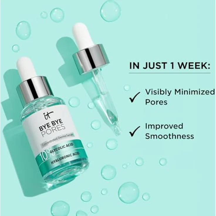 IT Cosmetics Bye Bye Pores Glycolsäure Serum Feuchtigkeitsserum 30 ml – Bild 3