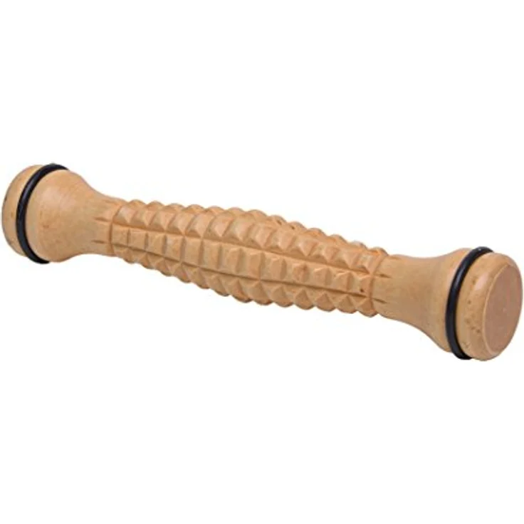 Fußmassagerolle Fußroller Fußreflexzonen Massage Holz Struktur – Bild 2