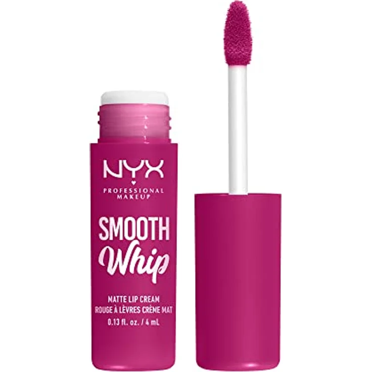 NYX Professional Makeup Smooth Whip Matte Lip Cream, pflegender Lippenstift mit hoher Pigmentierung, 4 ml BDAY – Bild 1