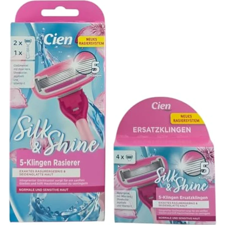 Lidl Cien Silk & Shine 5 Klingen-Rasierer – Bild 3