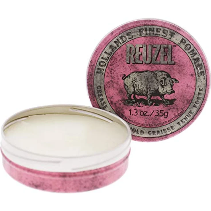 Reuzel Pink Grease Heavy Hold Pomade, Hair Holding Wax For Men, 113 g – Bild 5