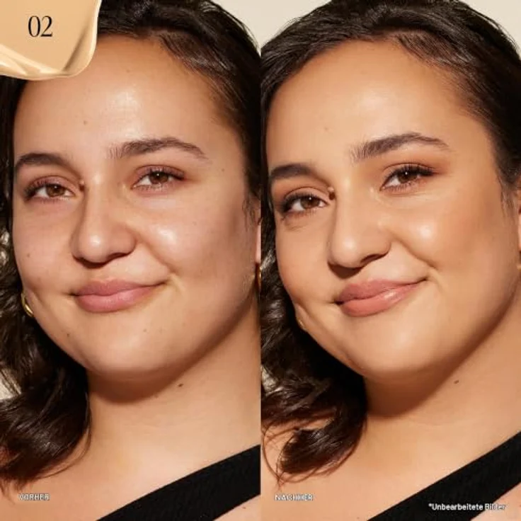 Milani Conceal + Perfect 2in1 Foundation, 30 ml, natürliche Farbnuance 02, wasserfeste und cremige Formel für ein gleichmäßiges Hautbild – Bild 3
