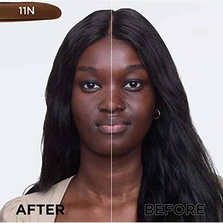 L'Oréal Paris Make up, Flüssige Foundation mit Hyaluron und Aloe Vera, Perfect Match Make-Up, Nr, 11.N Cafe Profond, 30 ml – Bild 4