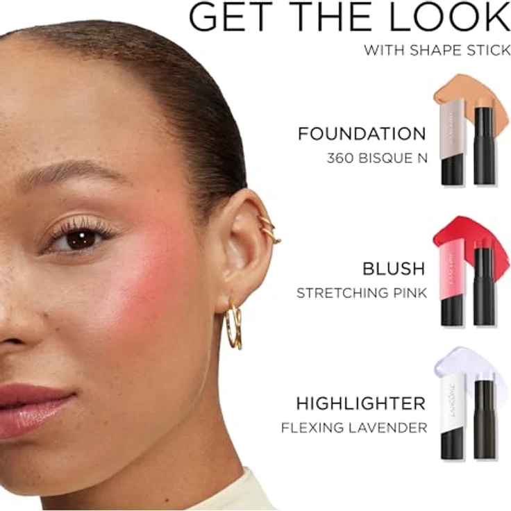 Lancôme Teint Idole Ultra Wear Shape Stick Foundation, Multifunktions-Korrektor für Gesicht, Augen und Lippen, Farbton 03 Beige Diaphane, 9 g – Bild 11