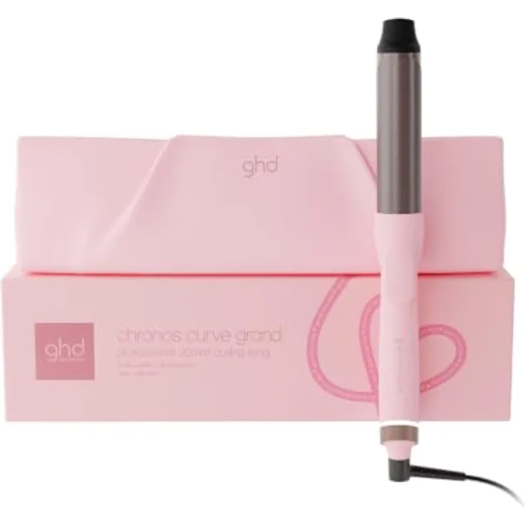 ghd Chronos Curve Grand Tong Lockenstab für Damen, 32 mm Durchmesser, schnelle und glanzvolle Locken, 185 °C technologie