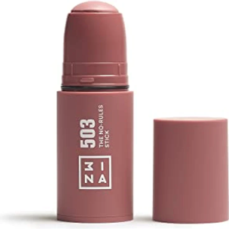 3INA The No-Rules Stick, Multifunktionaler Stift für Augen, Lippen und Wangen, Farbton 503 - Nude, 5 g, vegane Formel mit Langzeiteffekt – Bild 1