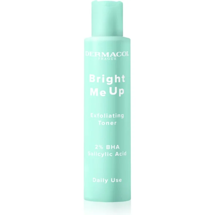 Dermacol Bright Me Up Exfoliating Toner, sanftes Peeling-Tonikum mit BHA und Salicylsäure, 135 ml
