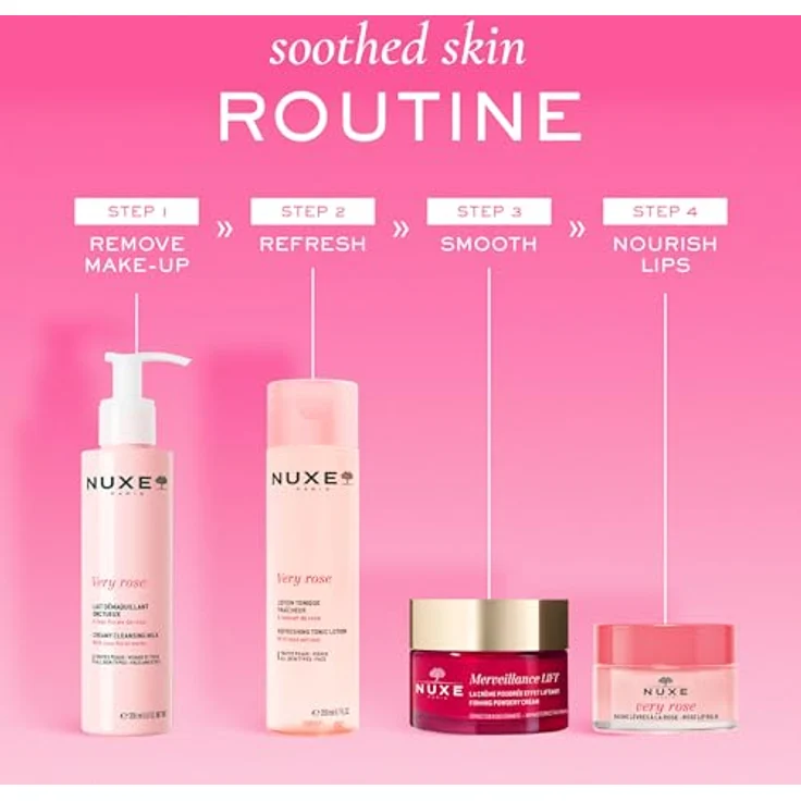 Nuxe Very Rose Refreshing Tonic Lotion, Gesichtswasser für Damen mit Rosenextrakt, 200 ml – Bild 6