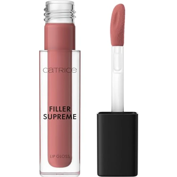 Catrice Filler Supreme Lip Gloss, Lip Plumper für voluminöse Lippen, Farbton 050 Nude, Not Rude, 3.2 ml – Bild 1