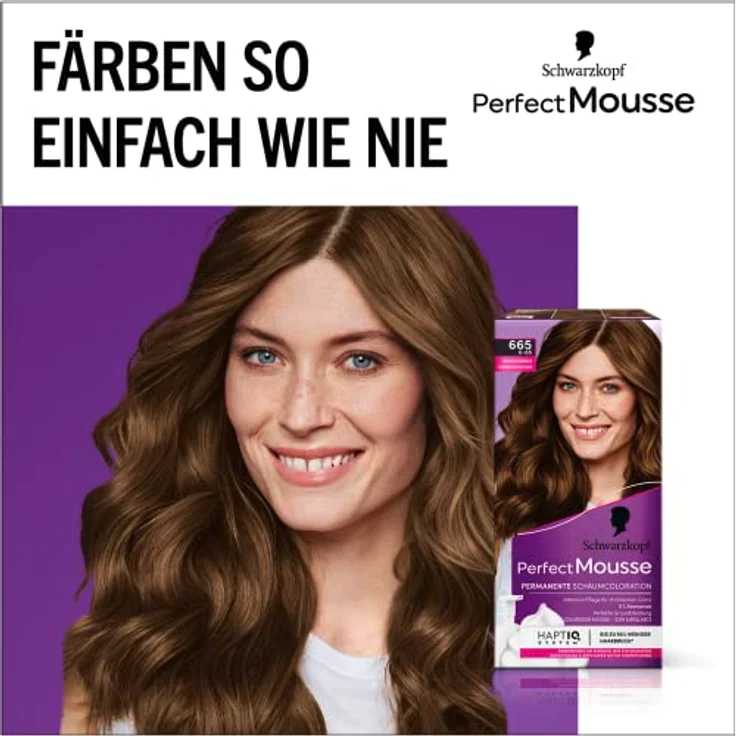 Schwarzkopf Perfect Mousse Permanente 665 Helles Schokogold Stufe 3 3 x 93 ml – Bild 11