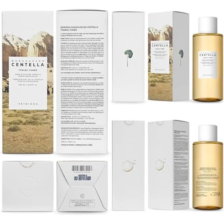 SKIN1004 Madagascar Centella Toning Toner, sanftes Peeling-Tonikum für empfindliche Haut, 400 ml – Bild 6