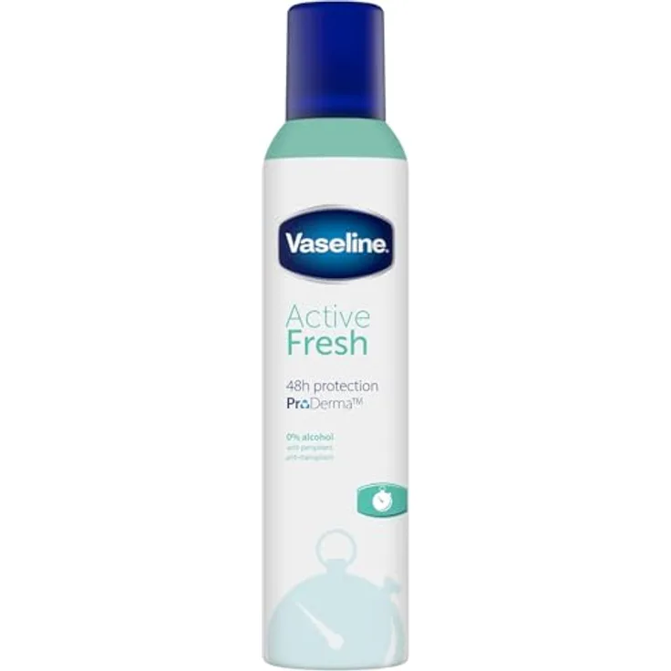 Vaseline Active Fresh 48h 250ml | 0% Alkohol, Deodorant Lufterfrischer in Sprayform