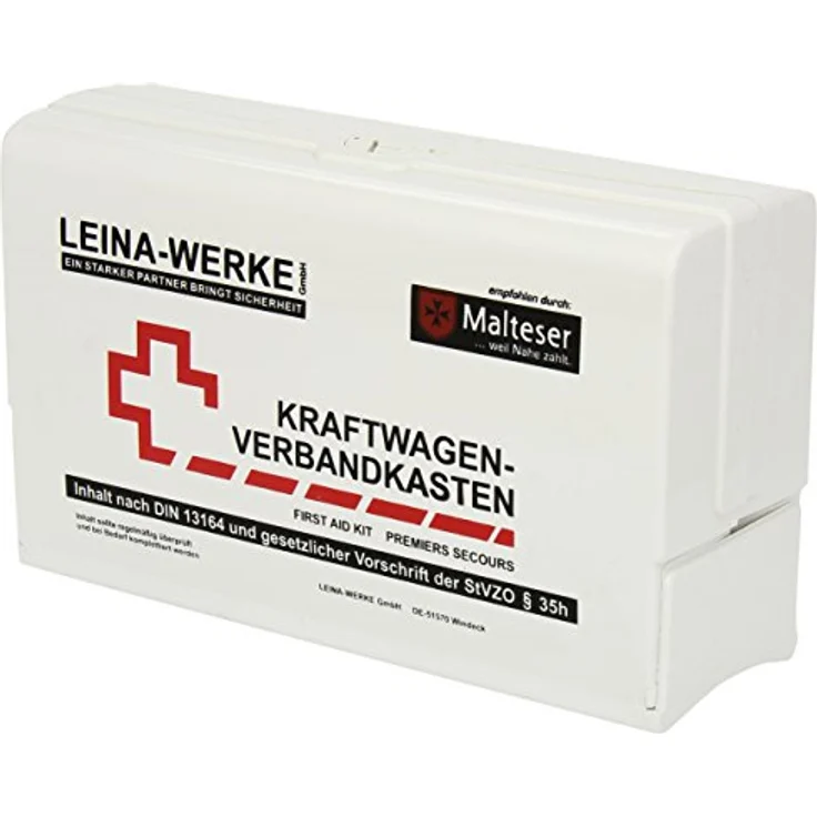 Leina-Werke 10061 KFZ-Verbandkasten Leina-Star II, 2-Farbig Sortiert – Bild 1