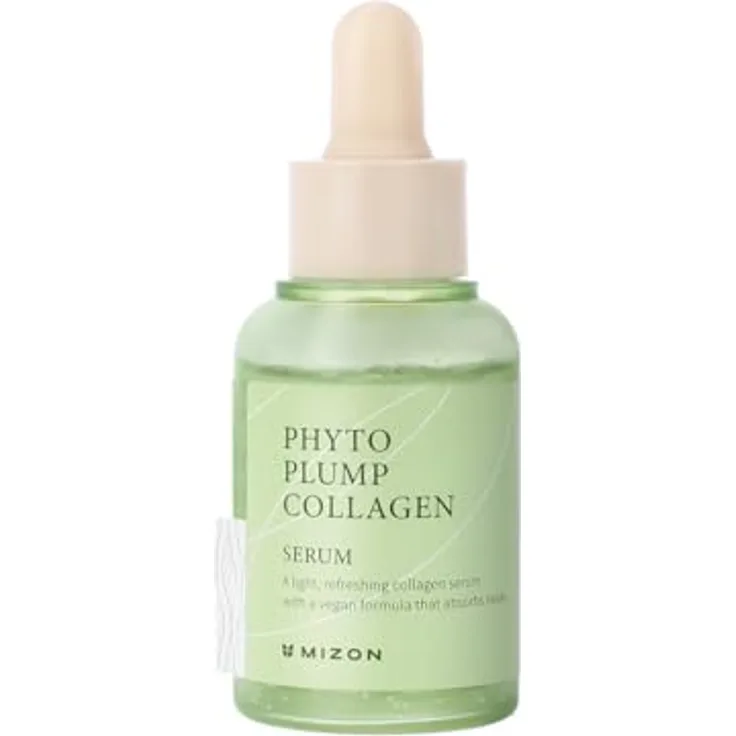 MIZON PHYTO PLUMP COLLAGEN SERUM (30ML), Gesichtsserum mit pflanzlichem Kollagen, Anti-Aging und feuchtigkeitsspendend, vegane Formel