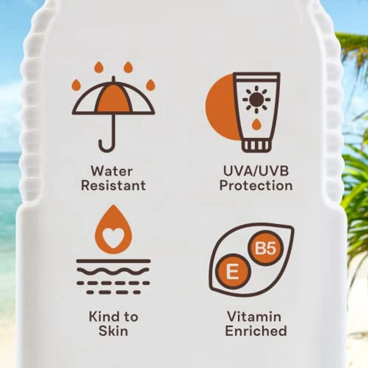 Malibu Protective Sun Lotion - Medium Protection SPF 30, 200ml, Paraben, sulphate, and dye free – Bild 3