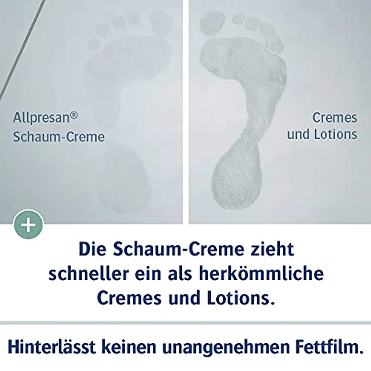 Allpresan diabetic INTENSIV + REPAIR ohne Urea Schaum-Creme - bei Diabetes mellitus - für sehr trockene bis rissige Fußhaut - 100 ml – Bild 7