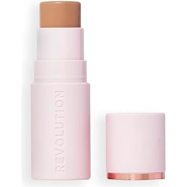 Revolution Beauty London Skin Silk Bronzer Stick - Creme-zu-Puder-Formel Fair Sand - Vegan & Cruelty-Free - 4,5 g – Bild 1