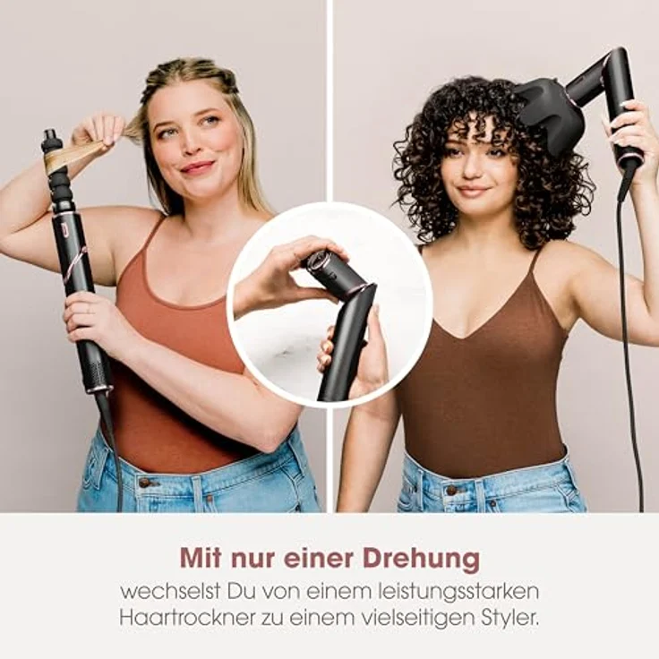 Shark Haartrockner HD446EU FlexStyle 5-in-1, Styling- und Trocknungssystem, Schwarz – Bild 3