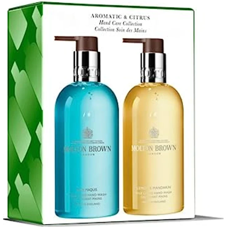 Molton Brown Aromatic & Citrus Handpflegekollektion Geschenkset, 2 x 300 ml Handseife, belebende und erfrischende Düfte – Bild 1