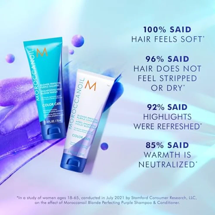 Moroccanoil Blonde Perfecting Lila Conditioner für perfektes Blond, 70 ml – Bild 2