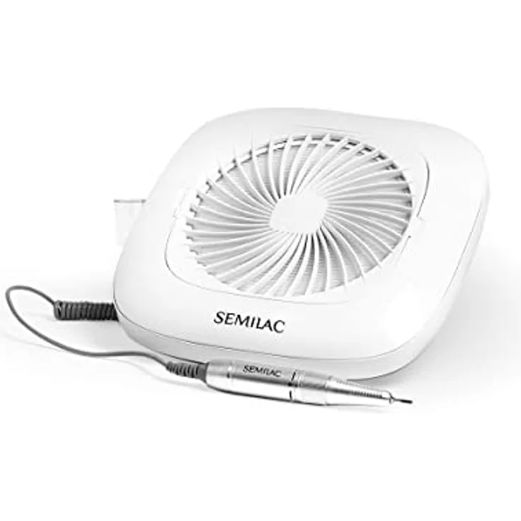 Semilac Elektrische Nagelfeile No Dust 2in1, Nagelpflegegerät für präzise Maniküre und Pediküre