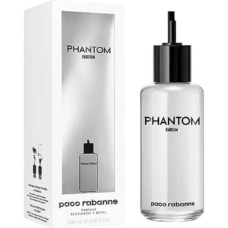 Paco Rabanne PHANTOM PARFUM 200 ML RECARGA, Herrenduft in Reisegröße, flüssig