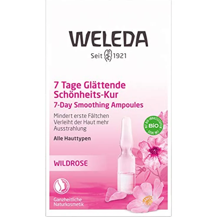 Weleda Wild Rose 7 Day Smoothing Beauty Treatment gesichtsöl Für Müde U. Beanspruchte Haut 5,6 ml – Bild 2