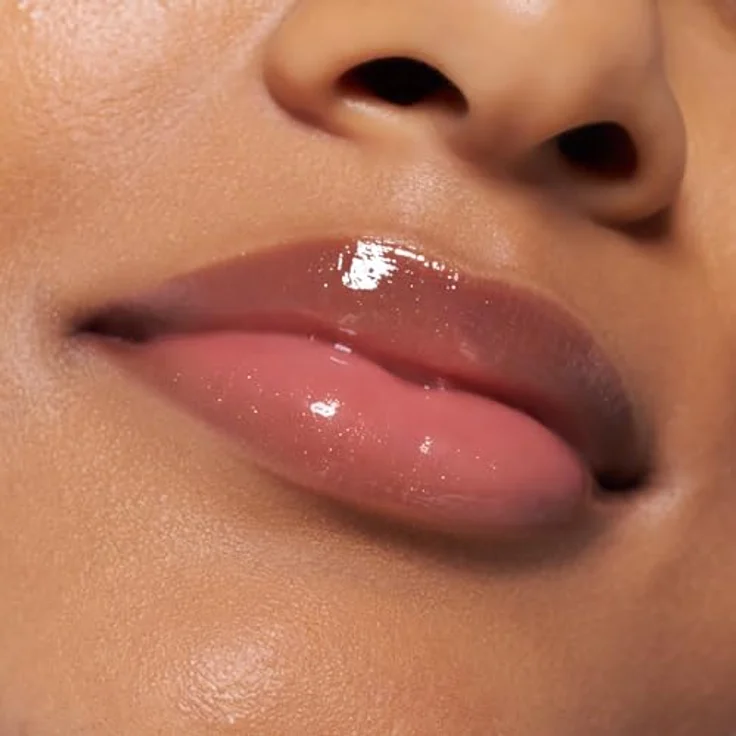 Essence Dulce Bomb de Leche Lipgloss 10 ml 01 - CREAM COME TRUE, lichtreflektierender Glanz, warmer Braunton mit goldenem Schimmer – Bild 6