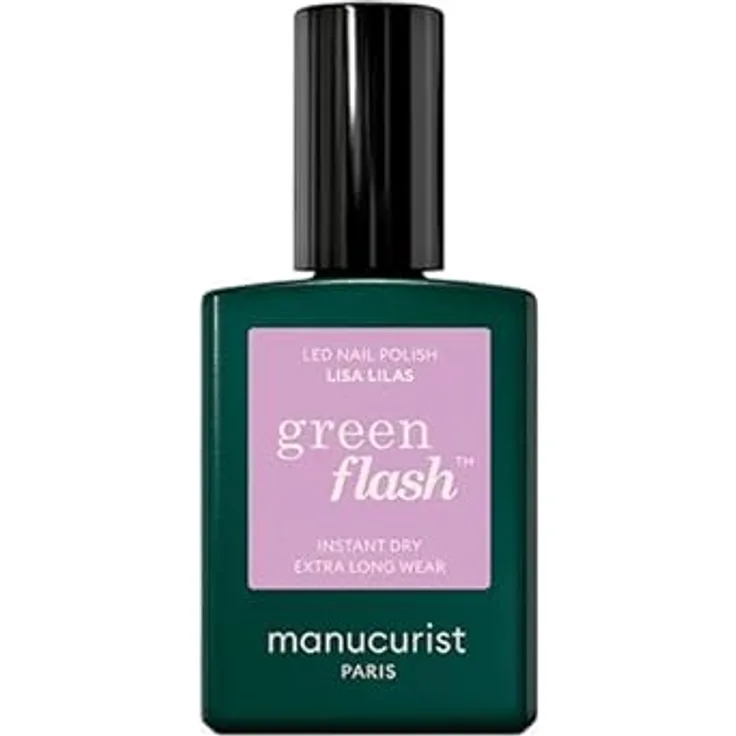 Manucurist Green Flash Gel-Nagellack - Gel-Nagellack - 12-free-Nagellack, natürliche Inhaltsstoffe (84%) - Made in France - 15 ml (Lisa Lisas)