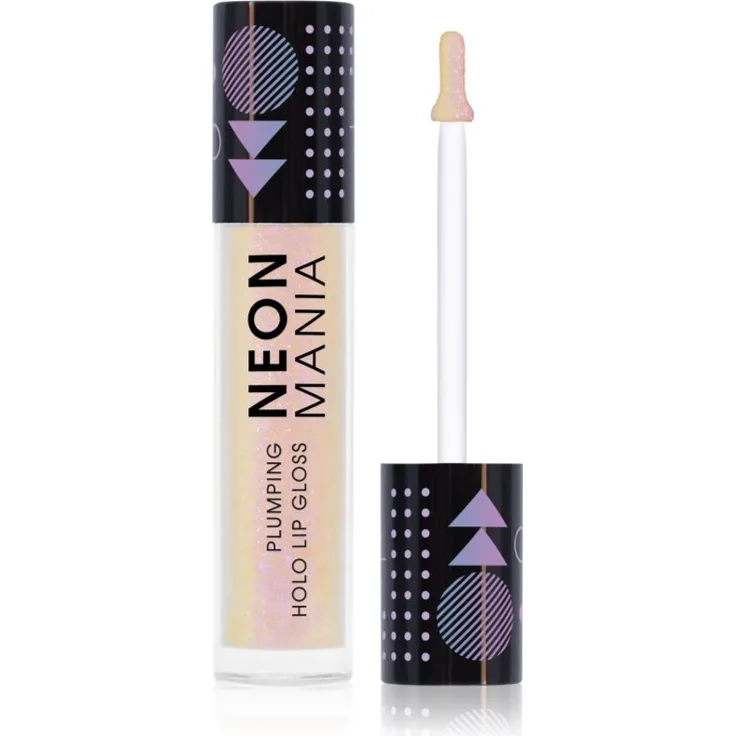 Dermacol Neon Mania Glitzer-Lipgloss, voluminisierender Effekt, Farbton 3, 4 ml