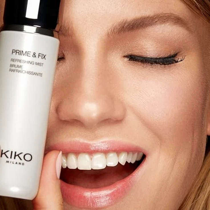 KIKO Milano Prime & Fix Refreshing Mist, multifunktionales Fixing Spray mit zarter Glow-Formel, 70 ml – Bild 2