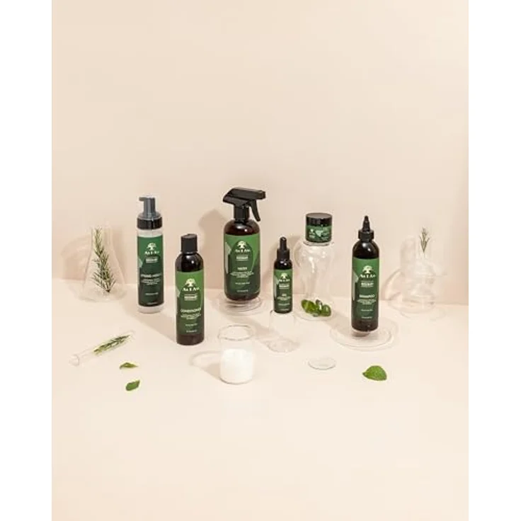 As I Am Rosmarin-Shampoo, 237 ml, mit Rosmarin- und Pfefferminzöl für ein revitalisierendes Erlebnis – Bild 3