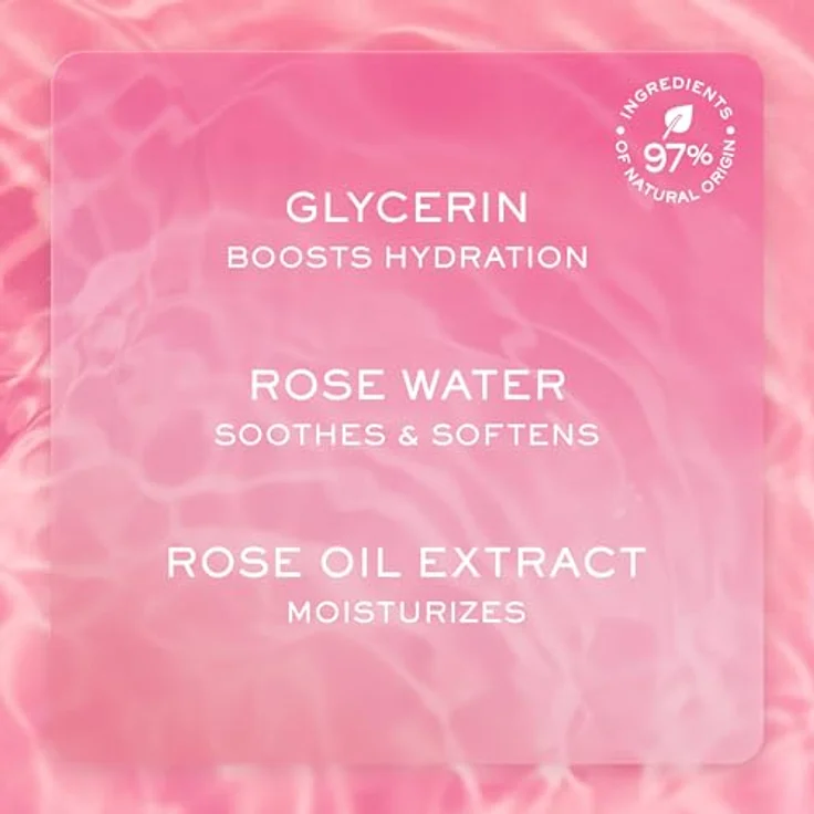 NUXE Very Rose Soothing Cleansing Gel, 150 ml, beruhigendes Reinigungsgel für alle Hauttypen, 97 % natürliche Inhaltsstoffe, vegan – Bild 4