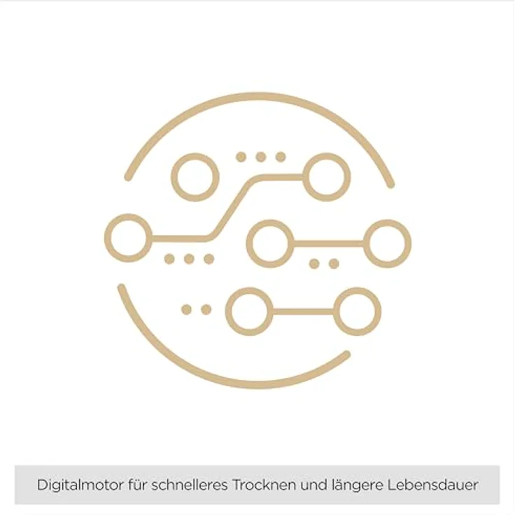 BaByliss D6200DE, Haartrockner mit digitalem Motor, Ionen-Technologie und 1600 W Leistung, Schwarz – Bild 4