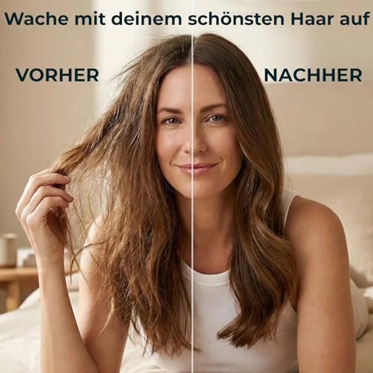 GOLDEN STAR BEAUTY Seidenhaube zum Schlafen, 100% Maulbeerseide, atmungsaktive Haarhaube mit verstellbaren Stretch-Stoffbändern, rosa – Bild 5