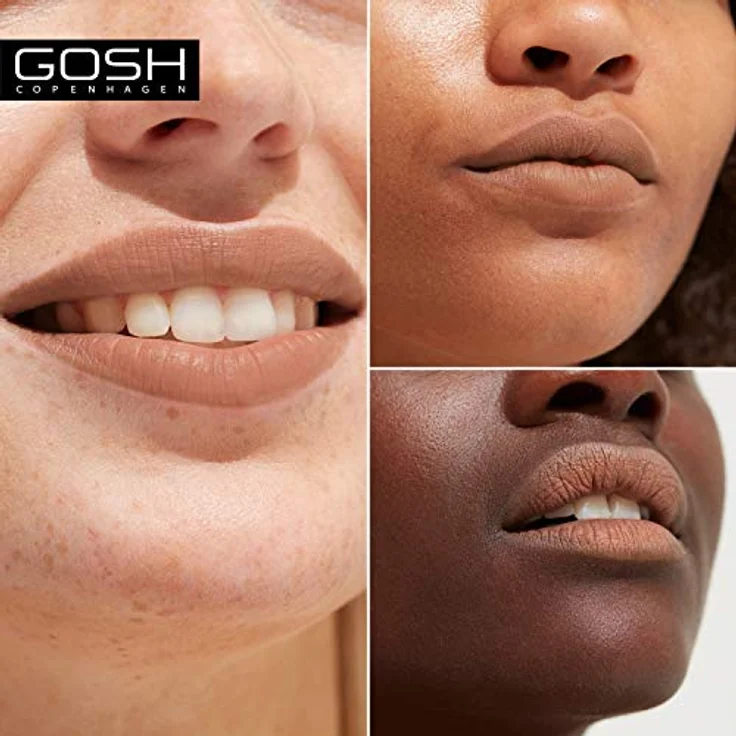 GOSH Luxury Nude Lippenstift 002 Undressed, semi-matt mit leichtem Schimmer, feuchtigkeitsspendend, parfümfrei & 100% vegan – Bild 3