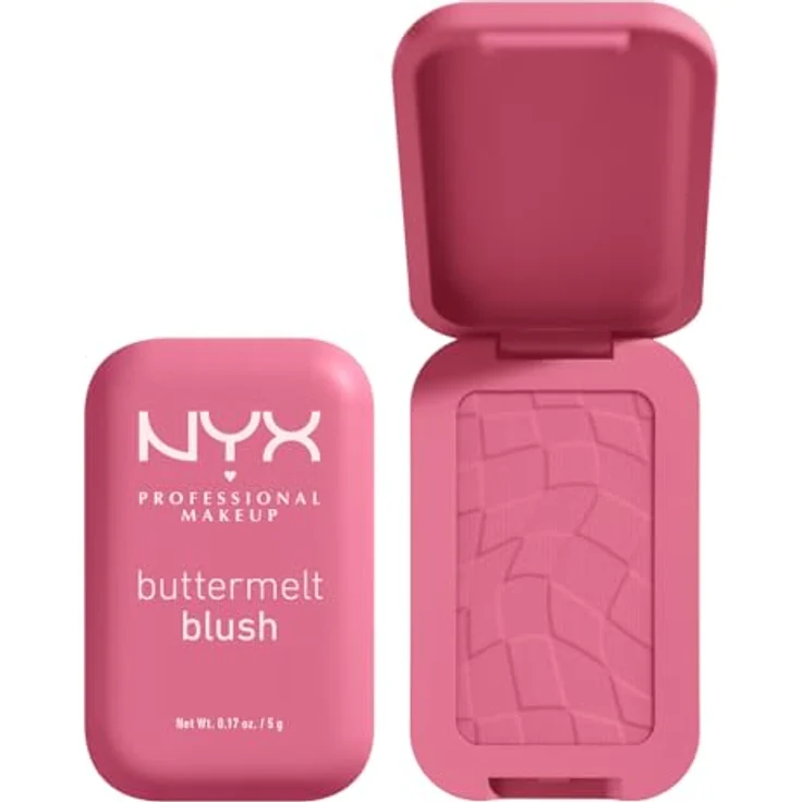 NYX Professional Makeup Buttermelt Blush 5 g 06 FOR THE BUTTA, cremiges Rouge mit Shea-, Mandel- und Mangobutter, vegan – Bild 1
