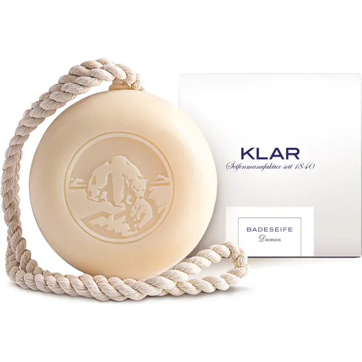 KLAR Badeseife Damen - 250 g, vegane Handseife mit intensiv pflegender Formel für normale Haut und herrlichem Aroma