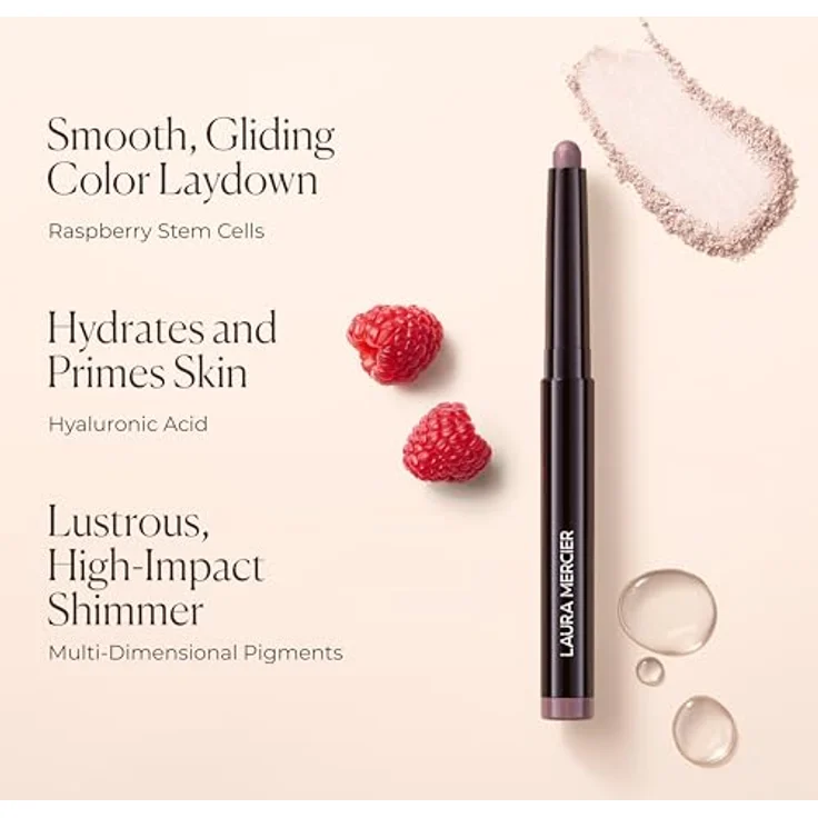 Laura Mercier Caviar Stick Eye Color Shimmer Lidschatten, 1,64 g, wasser- und schweißfest, Farbe Celestial Noir – Bild 4