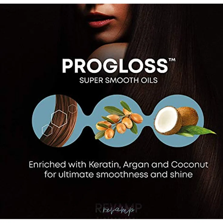 Revamp DR-4000-EU Progloss 4000 Advanced Protect & Care Haartrockner, tragbarer Profi-Föhn mit Glättungsdüse und fortschrittlichen Pflegeprogrammen, 2500W, Ionen-Technologie für glattes & frizz-freies Haar, schwarz, hellblau – Bild 9