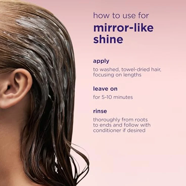 Maria Nila Mirror Gloss High Shine Hair Mask, 250 ml Unisex, nährende Maske für extremen Glanz und verbesserte Kämmbarkeit – Bild 7