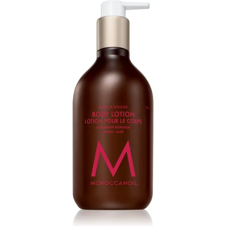 Moroccanoil Body Dahlia Rouge, nährende Body Lotion mit Arganöl, Aloe Vera und Vitamin E, 360 ml