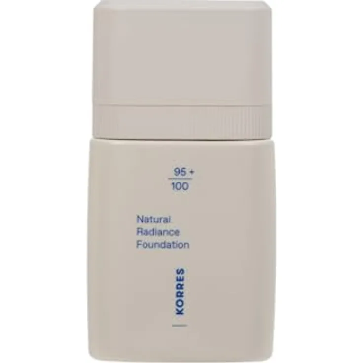 KORRES Natural Radiance Foundation Tan 03, mittlere Deckkraft, mit Pfingstrosen-Blütenextrakt, cremige Textur, vegan, 30 ml