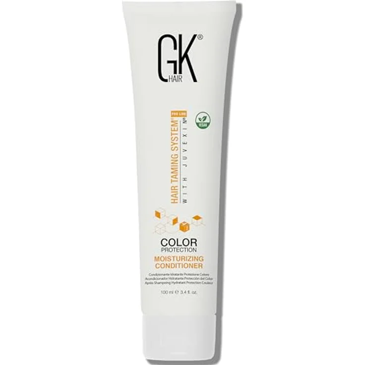 GK HAIR Global Keratin Moisturizing Conditioner, 3.4 Fl Oz/100ml, Feuchtigkeitsspendender Farbschutz für coloriertes Haar, Parabensulfatfrei, Reparatur von Trockenschäden und Frizz – Bild 1