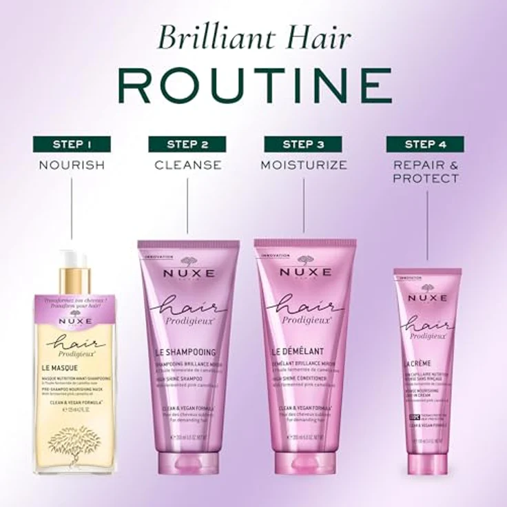 Nuxe Hair Prodigieux La Crème Intense, Leave-In Pflege für Damen, 100 ml, nährend, regenerierend, vegan, schützend – Bild 6