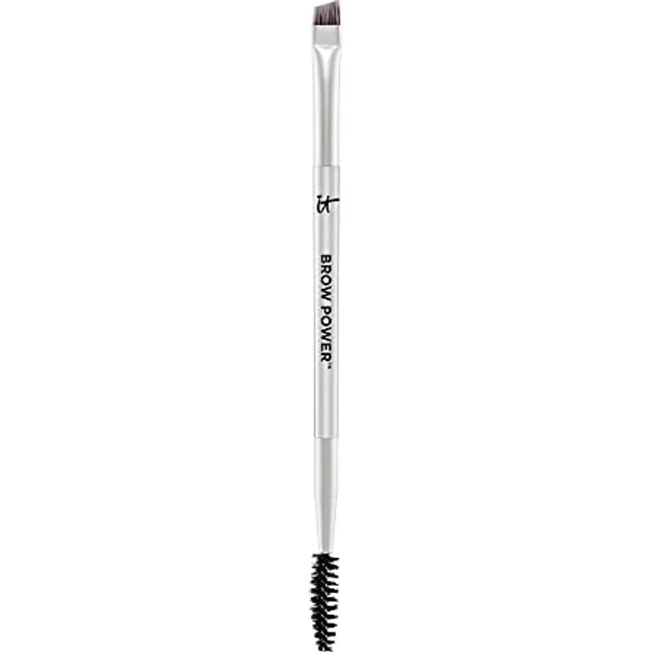 it Cosmetics Heavenly Luxe™ Brow Power™ Universal Transformer Brush, Augenbrauenpinsel mit abgeschrägtem Pinselende und Spiral-Bürstchen, Unisex – Bild 1
