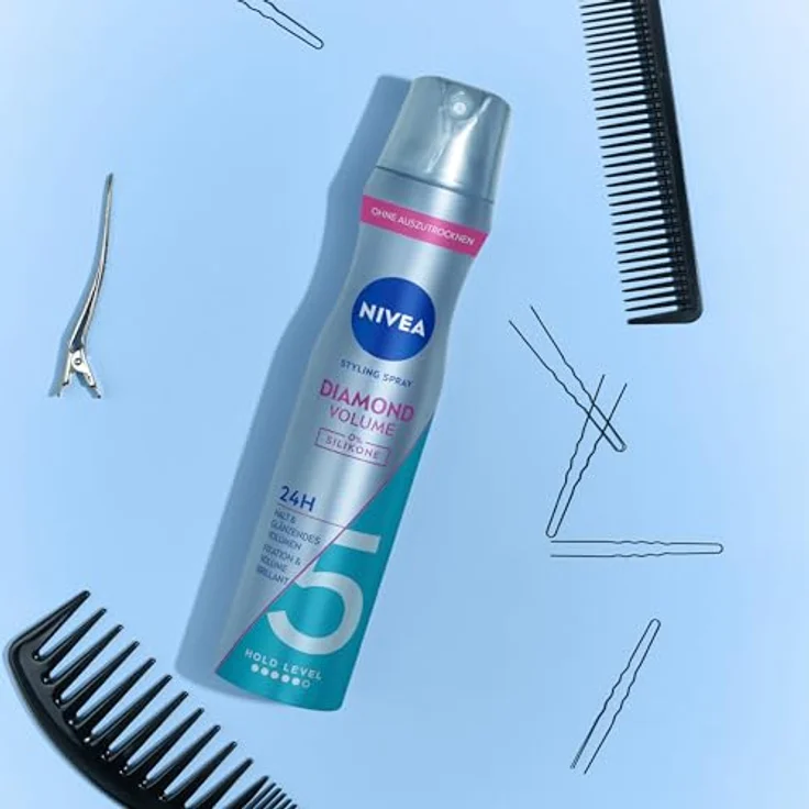 Nivea Haarspray Diamant glanz&Volumen 250 ml – Bild 6
